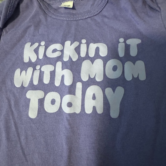 Kickin it with Mom Today - 3 Month Bodysuit by Okie Dokie - Picture 5 of 5